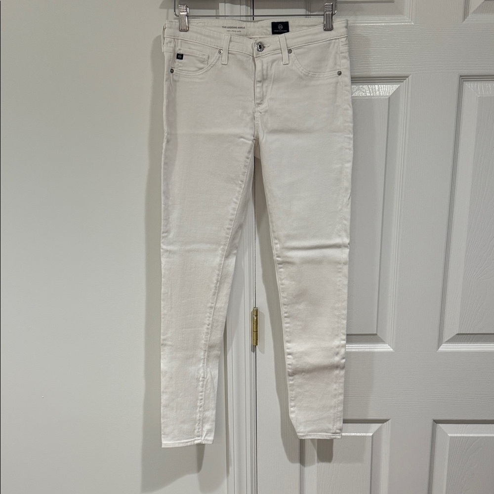 AG Adriano Goldschmied Women's White Skinny Jeans